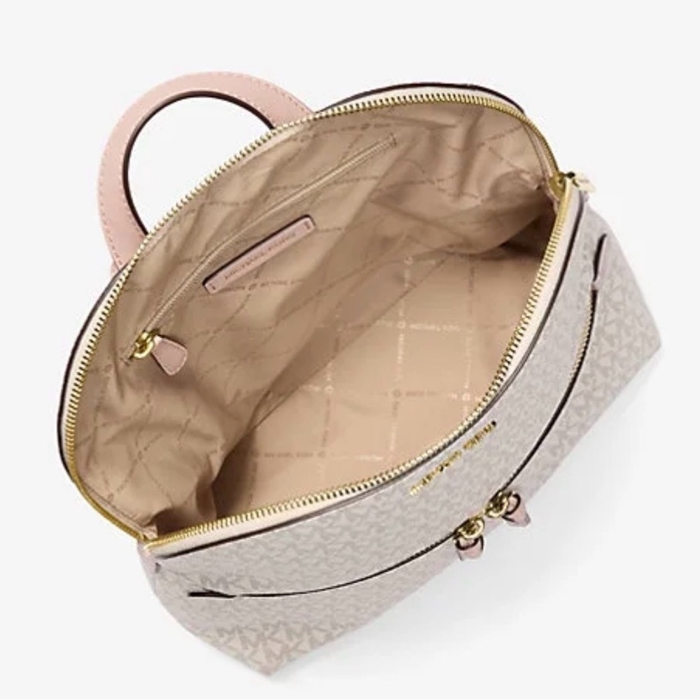 Michael Kors Medium Dallas Signature Logo Backpack - Picture 2 of 10